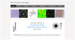Desktop Screenshot of marcdurand.net